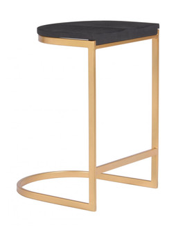 Louis Counter Stool (Set of 2) in Black, Gold (339|102046)
