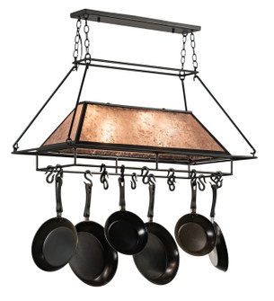 Mission Two Light Pot Rack in Old Wrought Iron (57|215593)