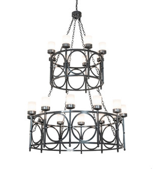 Porta 20 Light Chandelier in Charcoal Gray (57|214838)