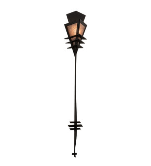 Zaira One Light Wall Sconce in Blackwash (57|213385)