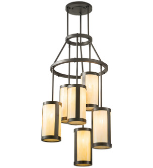 Cartier Six Light Chandelier in Exterior Oil Rubbed Bronze (57|210238)