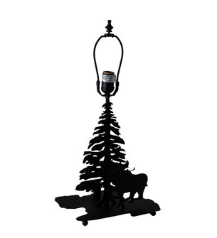 Moose Through The Trees Two Light Table Base in Textured Black (57|20496)