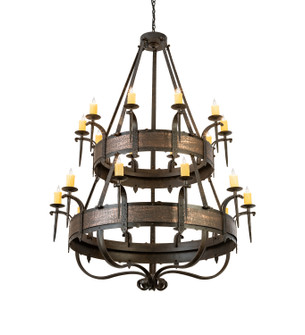 Costello 20 Light Chandelier in Chestnut/Blackened Copper (57|204204)
