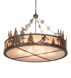 Alpine Eight Light Pendant in Caf Noir (57|203683)