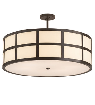 Cilindro Six Light Semi-Flushmount in Timeless Bronze (57|202567)