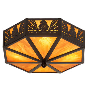 Pinecone LED Semi-Flushmount in Solar Black (57|202202)