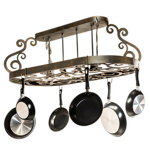 Neo Four Light Pot Rack in French Bronze (57|202031)