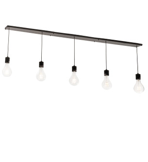 Alva LED Oblong Pendant in Wrought Iron (57|201061)