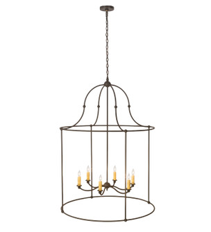 Baranya Six Light Pendant in Wrought Iron (57|201041)