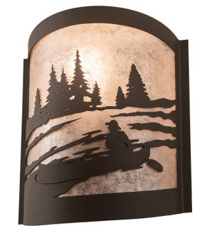 Canoe At Lake One Light Wall Sconce in Oil Rubbed Bronze (57|200795)