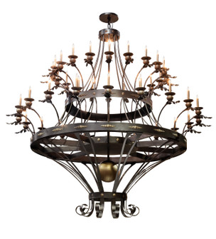 Chloe LED Chandelier in Exterior Oil Rubbed Bronze (57|198967)