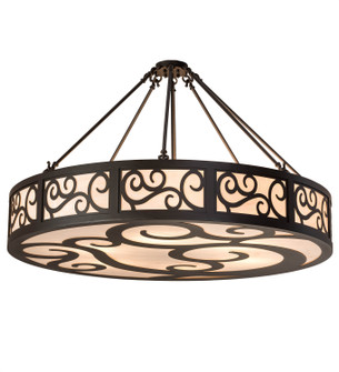 Dean Six Light Semi-Flushmount in Oil Rubbed Bronze (57|198526)