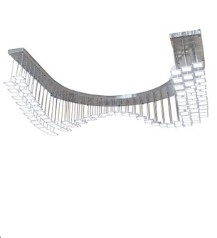 Kossar LED Ceiling Fixture in Alloy Wheel Clear Coat (57|197937)