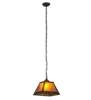 Diamond One Light Pendant in Textured Black (57|197507)