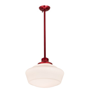 Schoolhouse One Light Pendant in Candy Red (57|196903)