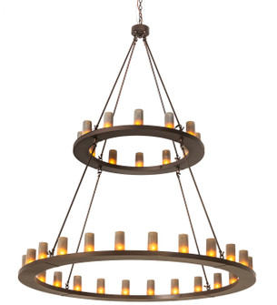 Loxley 36 Light Chandelier in Mahogany Bronze (57|195244)