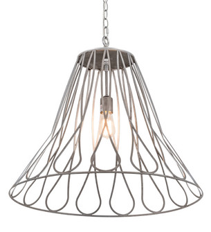 Larme One Light Pendant in Steel/Matte Clear (57|194976)