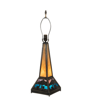 Deer Lodge Three Light Lighted Base in Craftsman Brown Hi-Lited (57|19496)