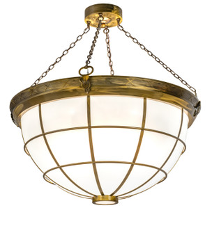 Kahe Eight Light Pendant in Brass Powder Coat (57|191822)