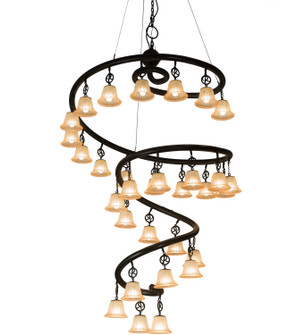 Zikloi 30 Light Chandelier in Solar Black (57|188862)
