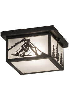 Hyde Park One Light Flushmount in Textured Black (57|188346)