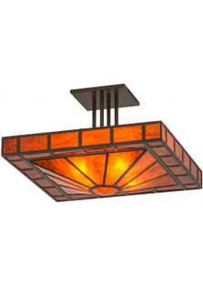 Mission Four Light Semi-Flushmount in Bronze (57|187316)