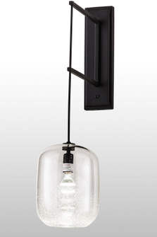 Pastilla One Light Wall Sconce in Solar Black (57|186391)