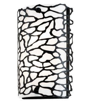 Parmecia Two Light Wall Sconce in Textured Black (57|185851)