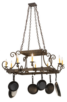 Caiden Ten Light Pot Rack in Bronze (57|185650)