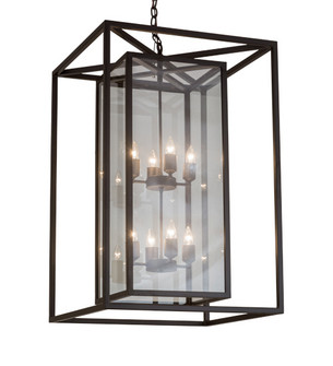 Kitzi Box Eight Light Pendant in Oil Rubbed Bronze (57|185037)