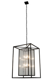 Kitzi Box Eight Light Pendant in Black Metal (57|182988)