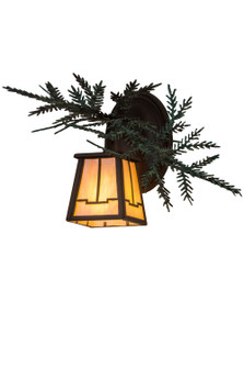Pine Branch One Light Wall Sconce in Cafe Noir (57|182277)