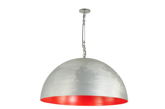 Gravity One Light Pendant in Brushed Aluminum And Red (57|180677)