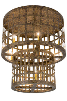 Cilindro 12 Light Flushmount in Old Gold (57|180538)