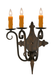 Angelique Three Light Wall Sconce in French Bronze (57|180032)