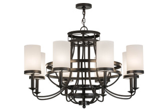 Saxony Eight Light Chandelier in Oil Rubbed Bronze (57|180019)