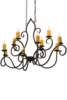 Clifton Ten Light Chandelier in Timeless Bronze (57|178811)