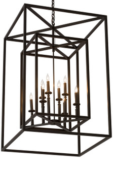 Kitzi Box Eight Light Pendant in Timeless Bronze (57|178759)