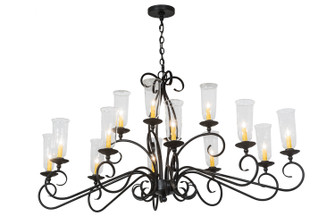 Wallis 14 Light Chandelier in Blackwash (57|177354)