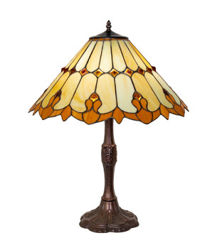Nouveau Cone Three Light Table Lamp in Antique Copper (57|17582)