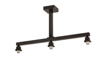 Island Pendant Hardware Three Light Island Pendant Hardware in Craftsman Brown (57|174383)