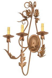 French Elegance Three Light Wall Sconce Hardware in Bronze (57|174341)