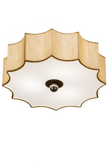 Arevik Three Light Flushmount in Antique Brass (57|168954)