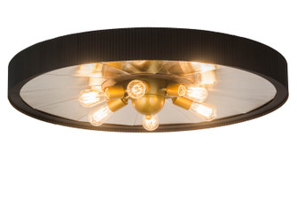 Tennessee Six Light Flushmount in Costello Black (57|168370)
