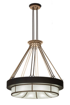 Cilindro 16 Light Pendant in Cortez Gold & Timeless Bronze (57|166401)