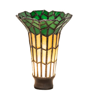 Stained Glass Pond Lily Shade in Mahogany Bronze (57|16582)