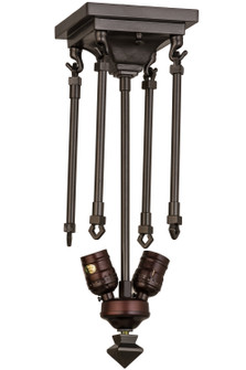 Semi-Flushmount Two Light Semi-Flushmount Hardware in Oil Rubbed Bronze (57|163230)