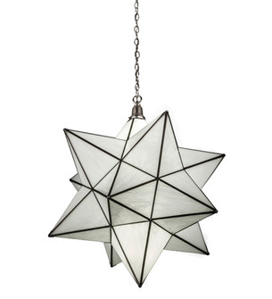 Moravian Star LED Pendant in Brushed Nickel (57|162853)