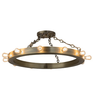 Helm 12 Light Pendant in Satin Brass (57|159274)