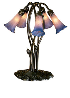 Pink/Blue Five Light Accent Lamp in Bronze (57|15856)